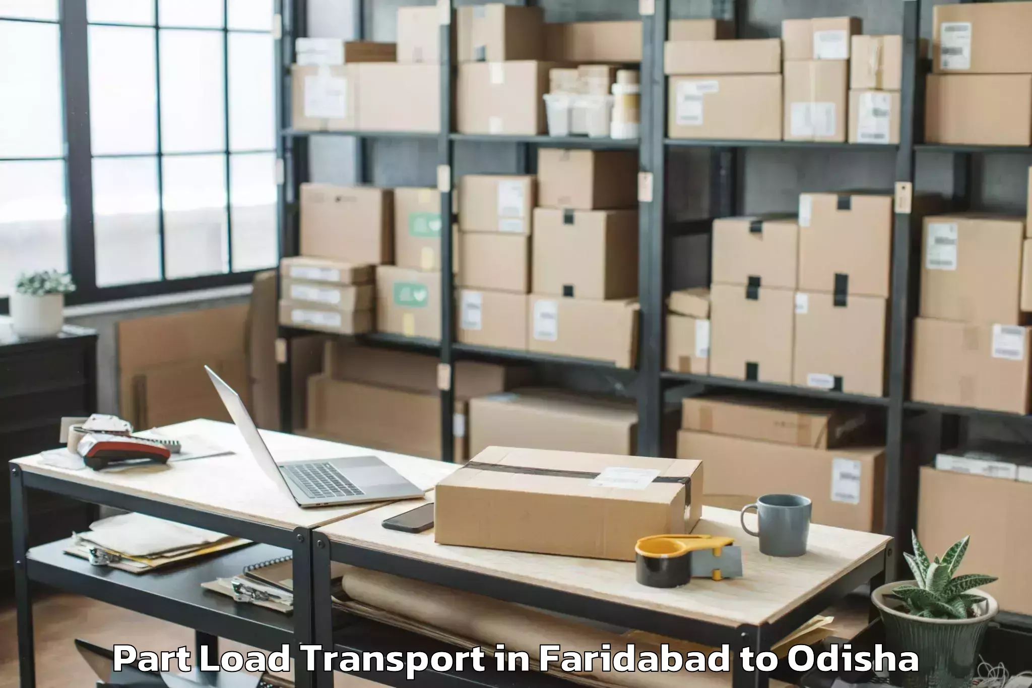 Hassle-Free Faridabad to Purushottampur Part Load Transport